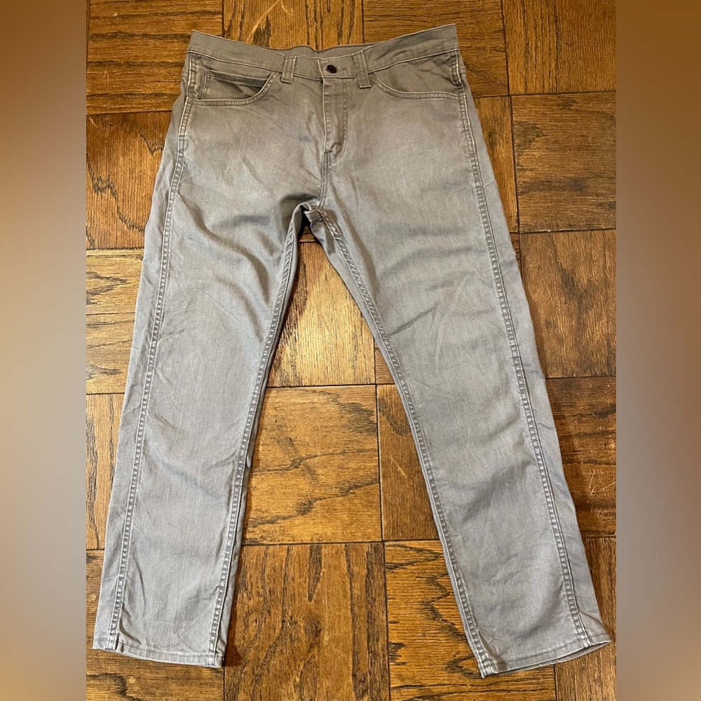 Levi Strauss & Co. 513 Gray Denim Jeans W34 L30